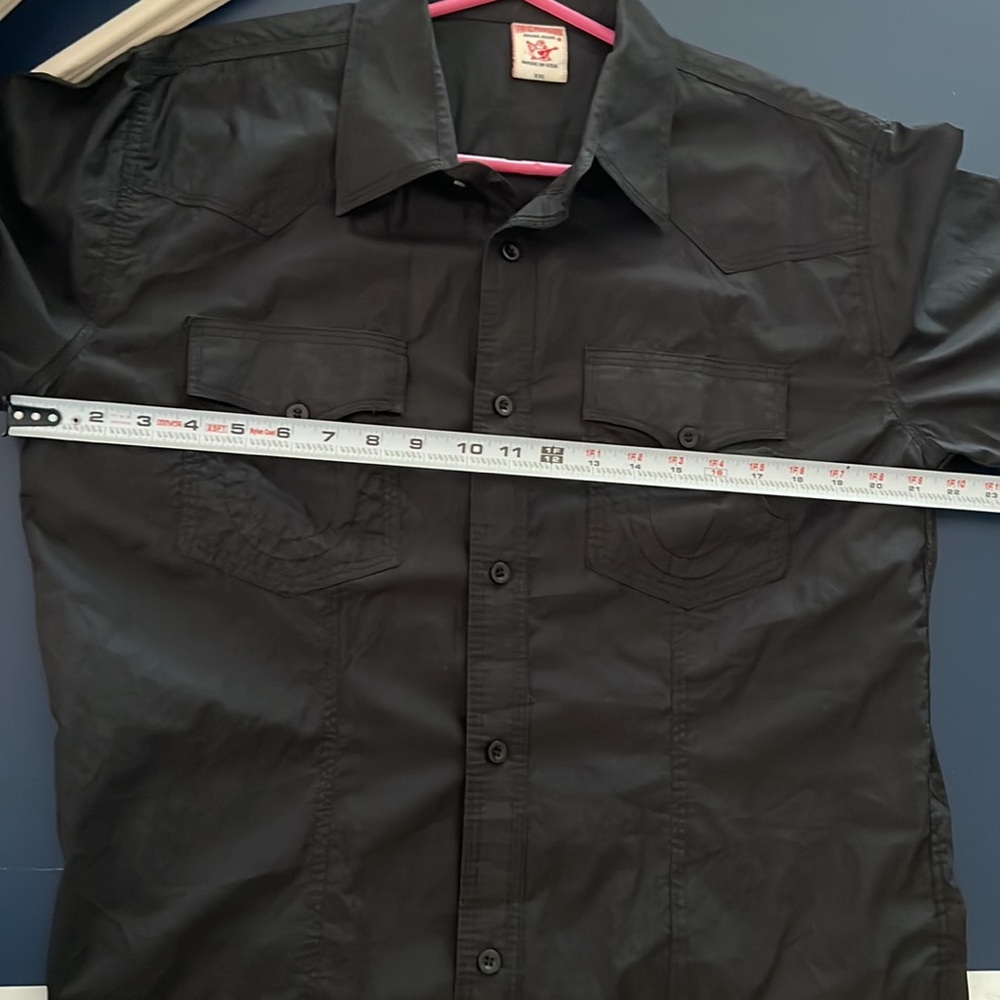 True Religion Black Short Sleeve Shirt - Picture 6 of 10